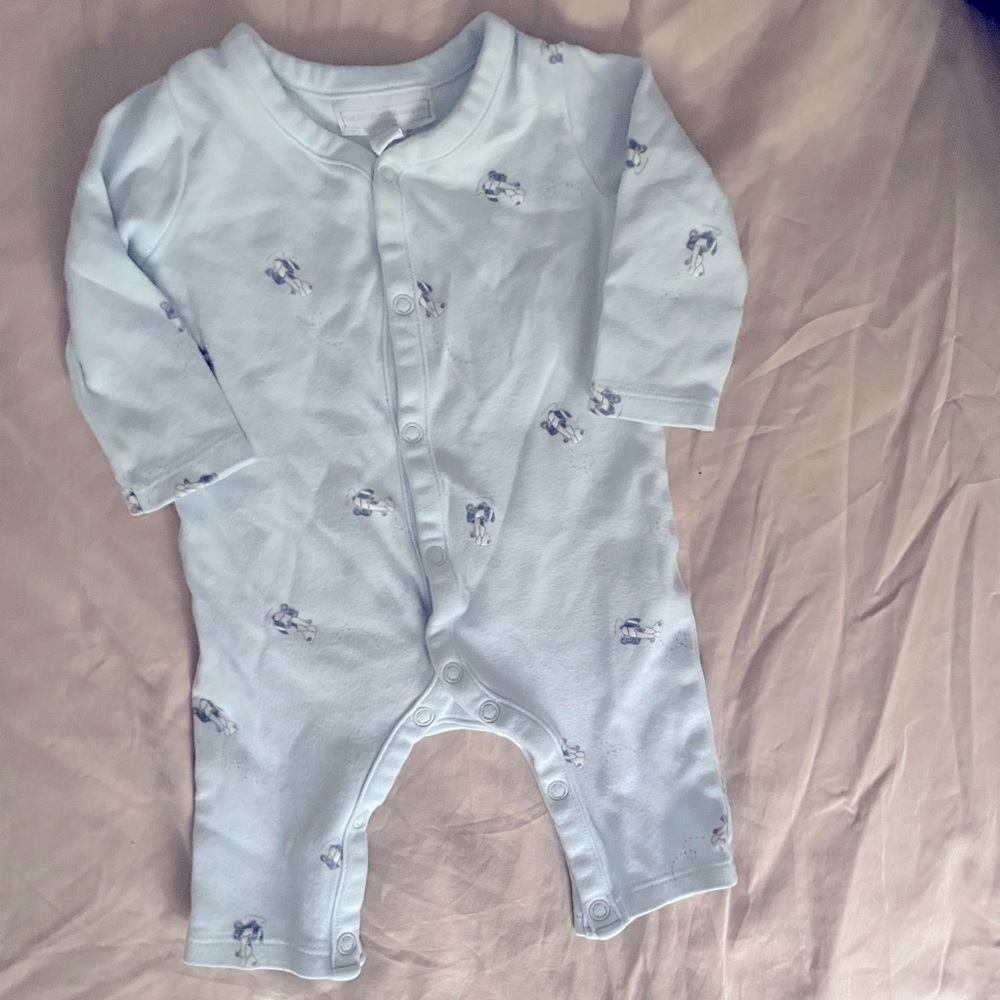 Little White Company luxuriously soft newborn onesie